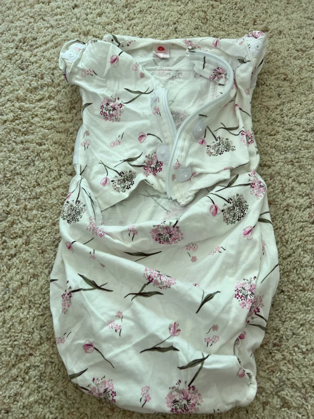 Embe Floral Pink and White Bedding Cover - Soft Floral Print